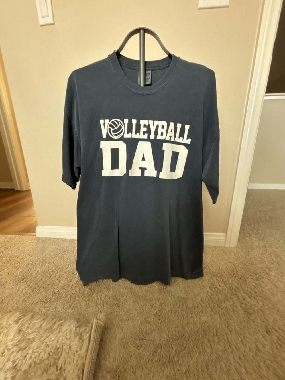 Volleyball Dad Comfort Colors T-Shirt - XL